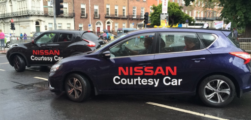 Nissan Courtesy Car at Your Service